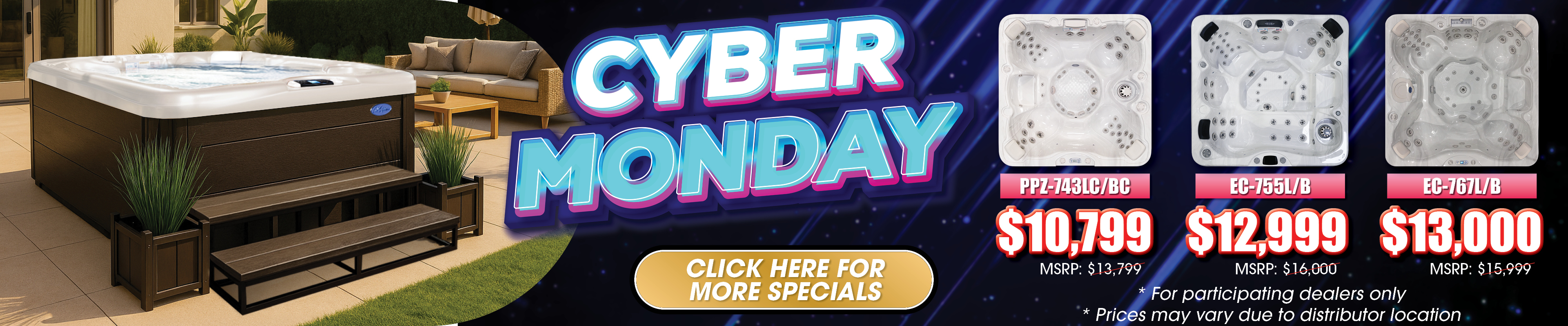 Calspas hot tub being used in a family setting - Austintown