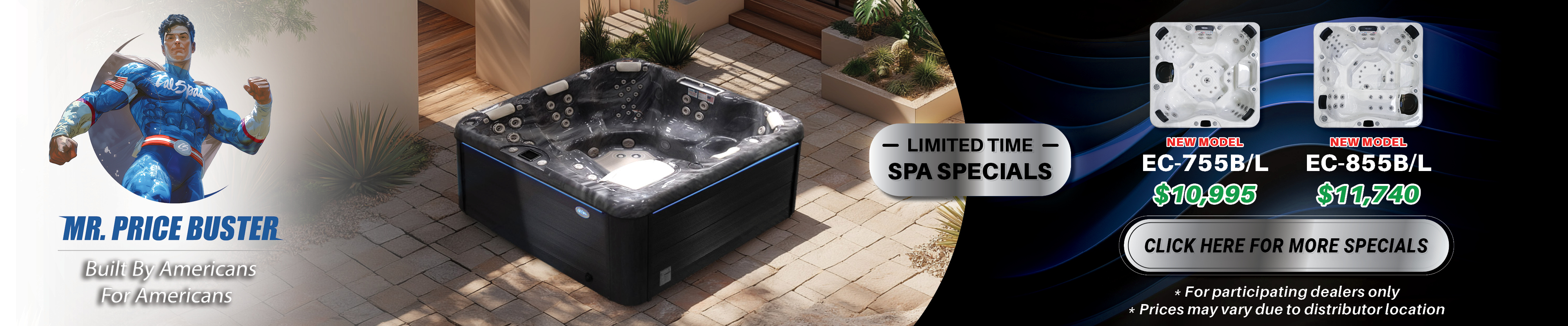 Calspas hot tub being used in a family setting - Austintown